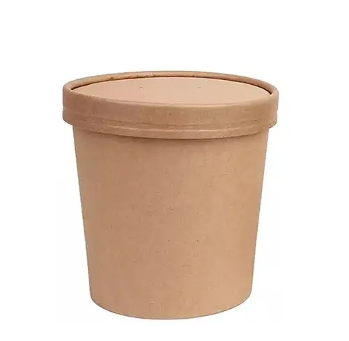 Kraft paper bowl 20oz