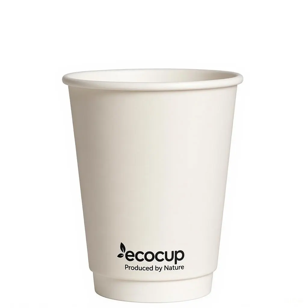 12oz White Double Wall EcoCup