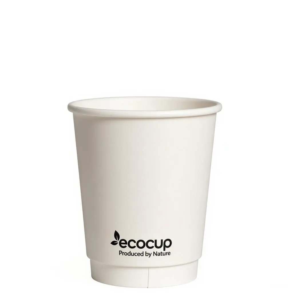8oz White Double Wall EcoCup