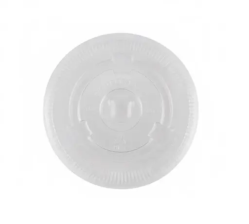 [BY-CCL-95F] 95mm PLA Clear Cup Lid - Flat
