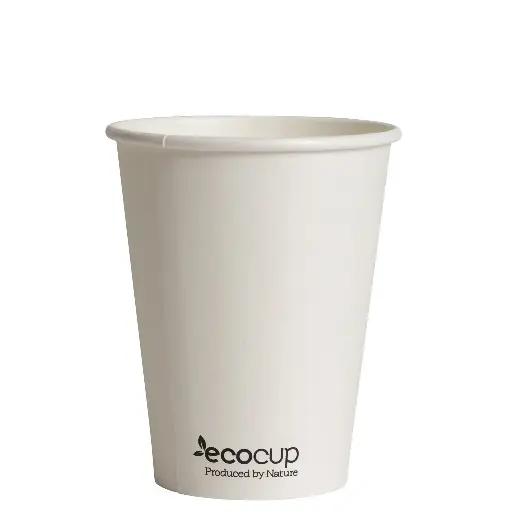 [BY-ECC-12SW-W] 12oz White Single Wall EcoCup