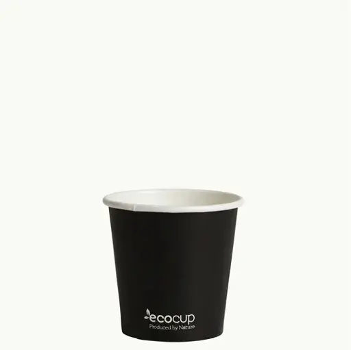 [BY-ECC-4SW-B] 4oz Black Single Wall EcoCup