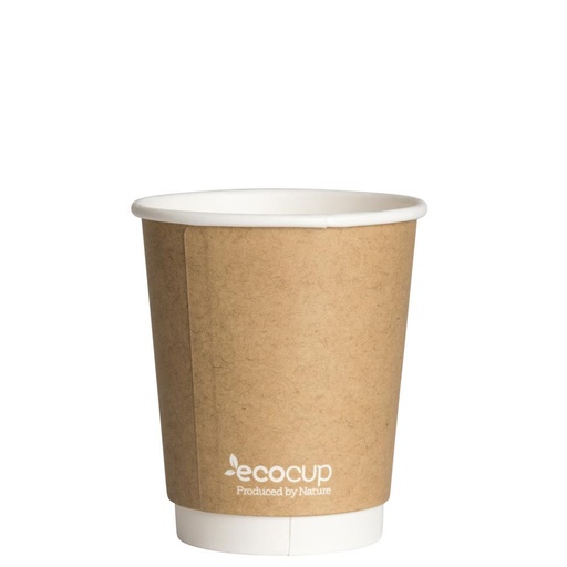 [BY-ECC-8DW-K] 8oz Kraft Double Wall EcoCup