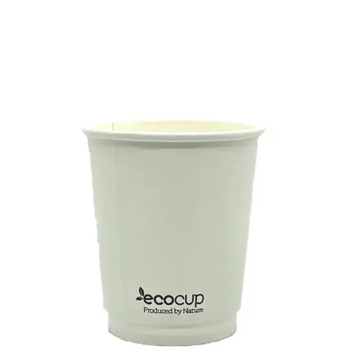 [BY-ECC-8DW-W] 8oz White Double Wall EcoCup