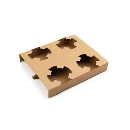 [BY-PAP-4CUPTRAY-M] 2/4-Cup carry tray (Dividable)