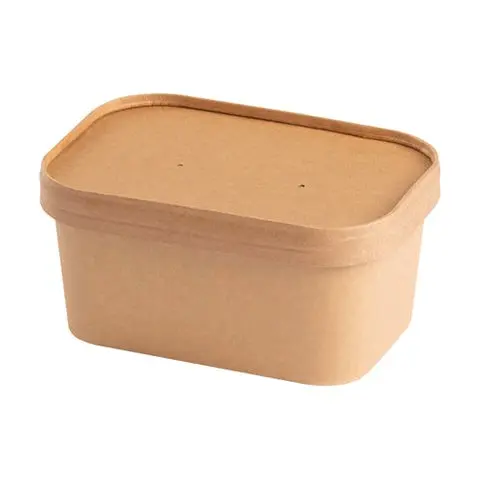 [BY-RKB-1000] Rectangular kraft bowl 1000